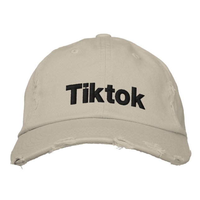 Brodée casquette tiktok (Devant)