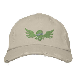 Brodée Casquette troublé du pilote de parti