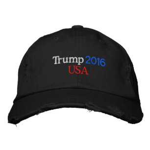 BRODÉE CASQUETTE TRUMP 2016 USA