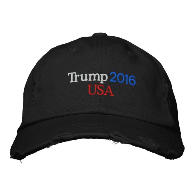 BRODÉE CASQUETTE TRUMP 2016 USA (Devant)