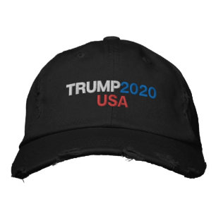 BRODÉE CASQUETTE TRUMP 2020 USA