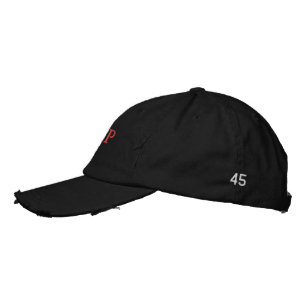 BRODÉE CASQUETTE TRUMP USA #45 BASEBALL