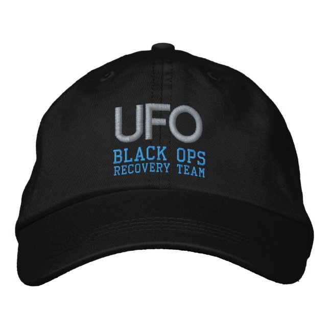 Brodée Casquette UFO BLACK OPS (Devant)