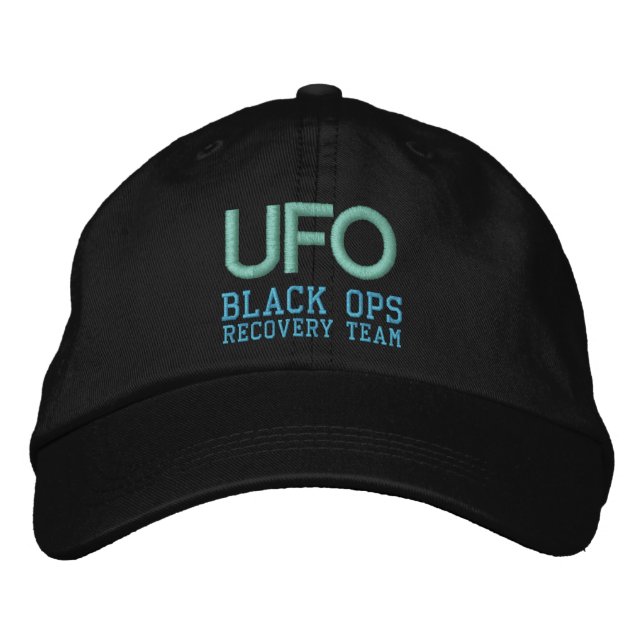 Brodée Casquette UFO BLACK OPS (Devant)