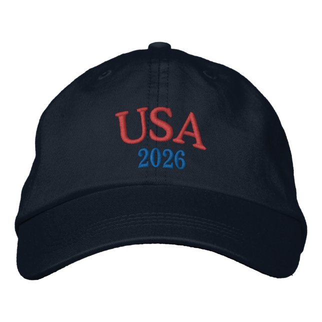 Brodée Casquette USA (Devant)