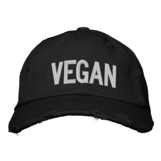 Brodée Casquette végétalien