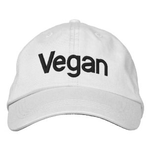 Brodée Casquette végétalien à vendre.