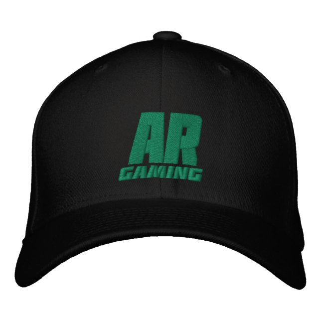 Brodée casquette vert ar 01 (Devant)