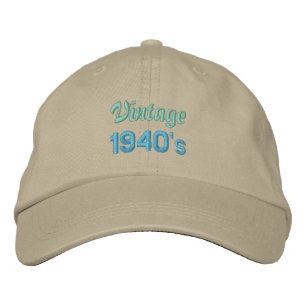 Brodée casquette vintage des années 40