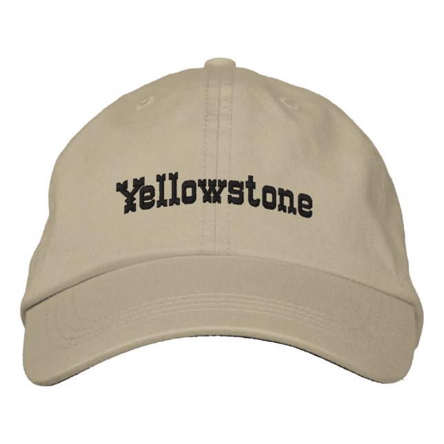 Brodée Casquette Yellowstone (Devant)