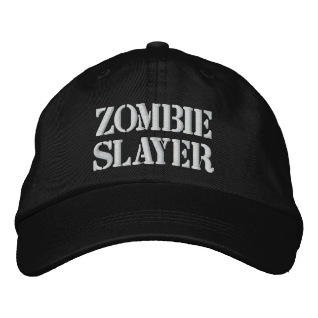 Brodée Casquette Zombie Slayer (Devant)