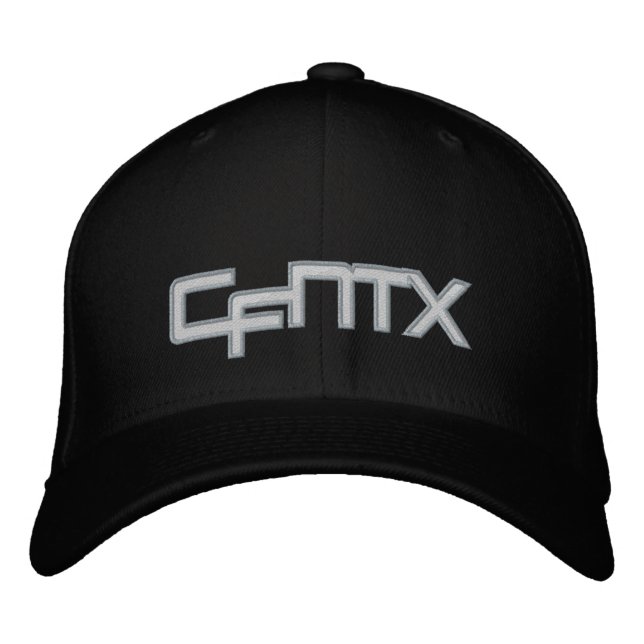Brodée CFNTX - Casquette noir (Devant)