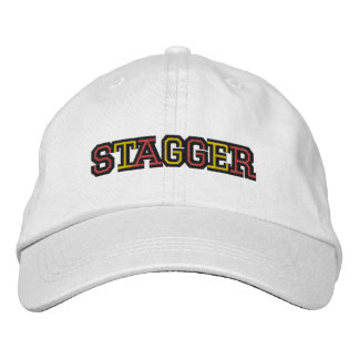 Brodée Chancelez le casquette réglable blanc unisexe