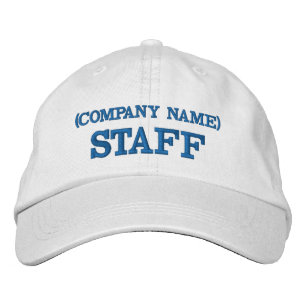 Brodée Chapeau de PERSONNEL Casquette de personnel brod