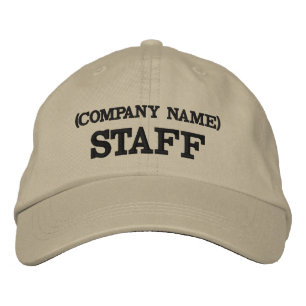 Brodée Chapeau de PERSONNEL   Casquette de Personnel Brod