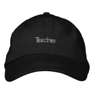 Brodée Chapeau Personnalisé Professeur Texte Casquette Él