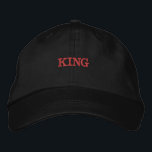 Brodée Chapeaux de baseball Trucker Brodés Casquette Viso<br><div class="desc">King Nom du texte Couleur noire Casquettes ou Casquettes brodés,  Nom de la police est Century. Style type est Alternative Apparel Basic Adaptable Casquette,  Color type is Black.</div>