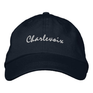 Brodée Charlevoix Michigan Casquette de baseball brodé