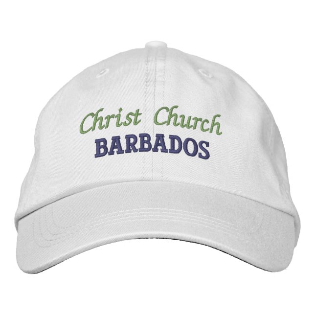 Brodée Christ Church, Casquette de baseball brodé de la B (Devant)