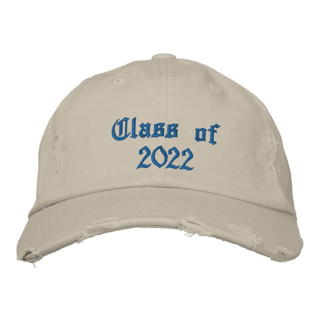 Brodée Classe de Casquette de baseball brodé 2022 (Devant)