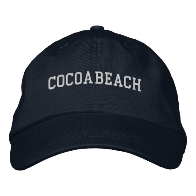 Brodée Cocoa Beach Floride Casquette de baseball brodé (Devant)