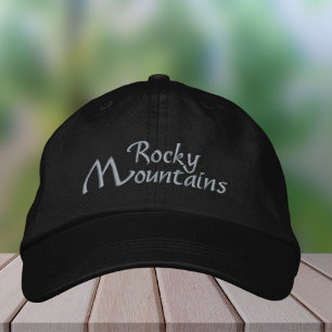 Brodée Colorado Montagnes Rocheuses Casquette brodé