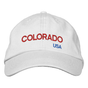 Brodée Colorado* USA Casquette coloré