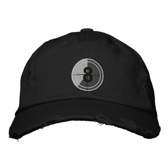 Brodée Compte à rebours du film Casquette ajustable perso (Devant)