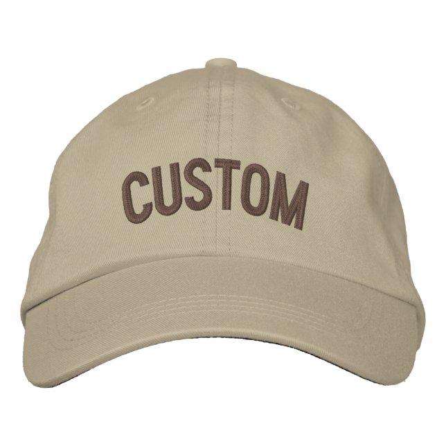 Brodée Concevez votre propre Casquette brodé (Devant)