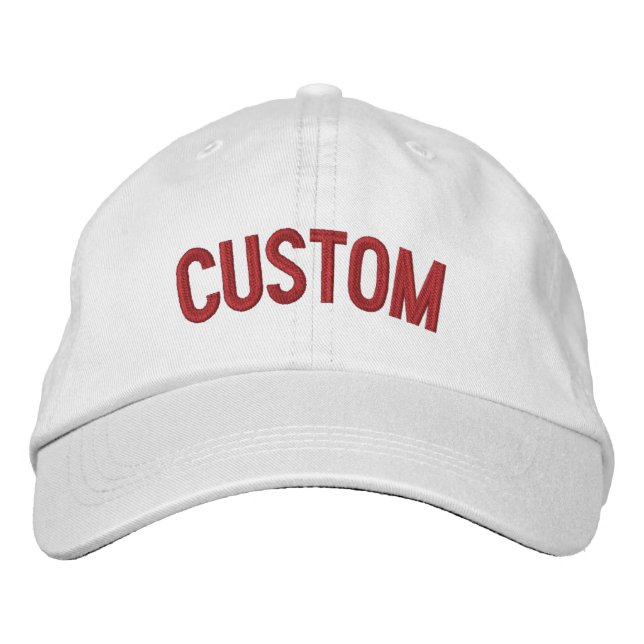 Brodée Concevez votre propre Casquette brodé (Devant)
