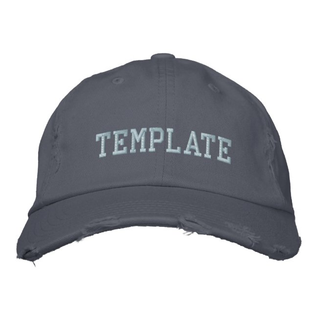 Brodée Concevez votre propre Casquette brodé (Devant)
