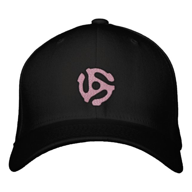 Brodée COOL 45 espaceur DJ CASQUETTE Personnalisez-le ! (Devant)