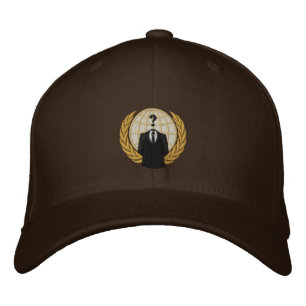 Brodée Cool Anonymous Logo Casquette brodé