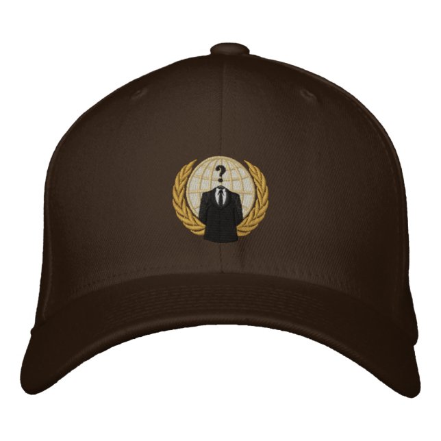Brodée Cool Anonymous Logo Casquette brodé (Devant)