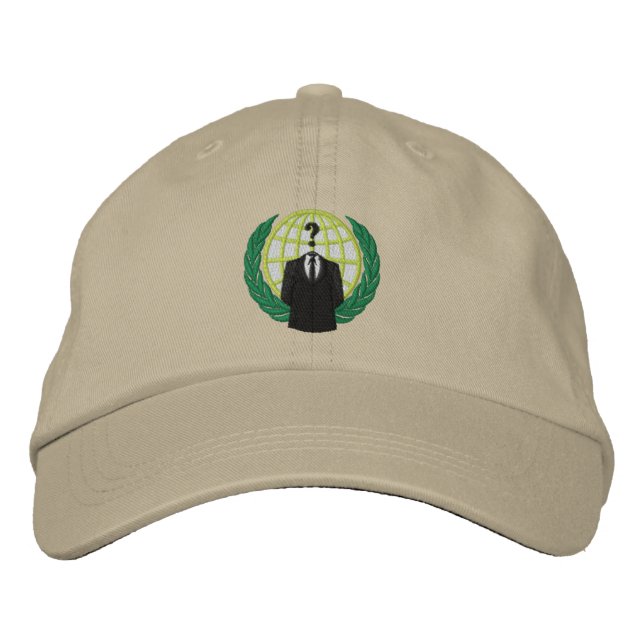 Brodée Cool Anonymous Logo Casquette brodé (Devant)