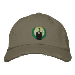 Brodée Cool Anonymous Logo Casquette brodé
