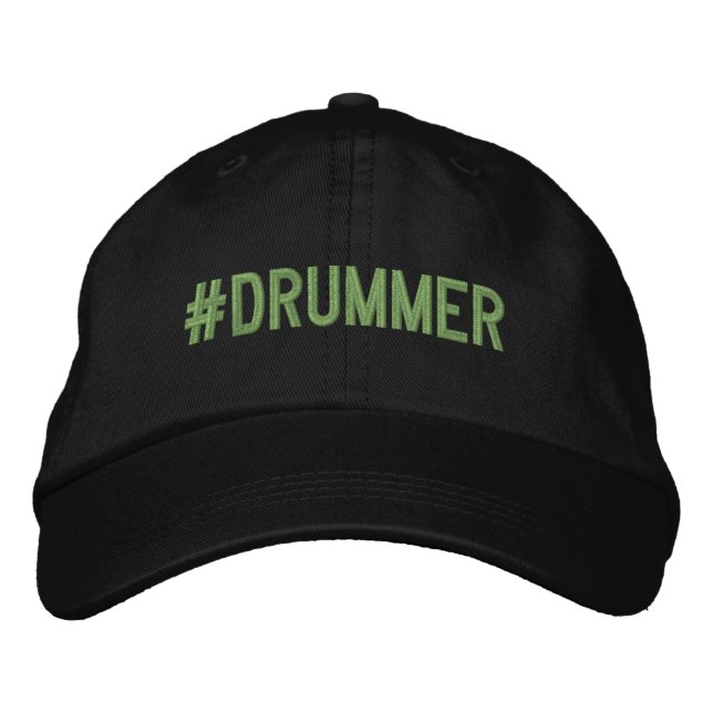 Brodée Cool #DRUMMER tambourinage casquette Casquette de  (Devant)