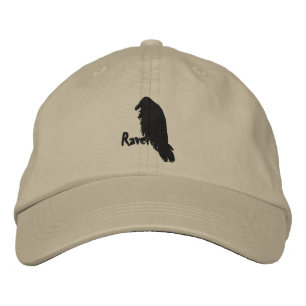 Brodée Corbeau brodé sur Casquette corbeau