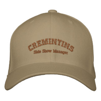 Brodée CREMINTINS Side Show Manager - casquette de baseba