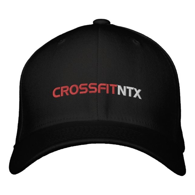 Brodée CrossFitNTX - Casquette noir (Devant)