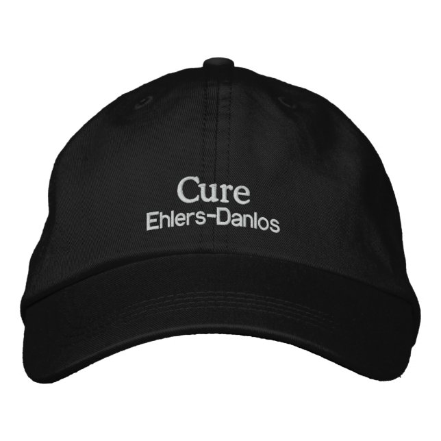 Brodée Cure Ehlers Danlos Casquette de baseball brodé (Devant)