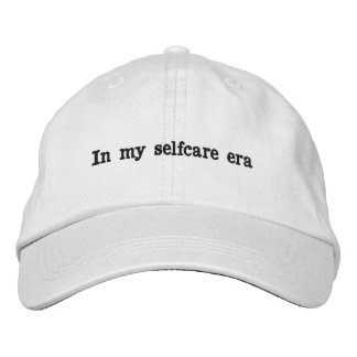 Brodée Dans mon casquette de l'ère de l'autosoin