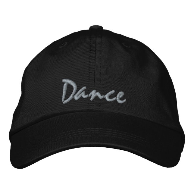 Brodée Danse Casquette brodé, Thème de la danseuse (Devant)