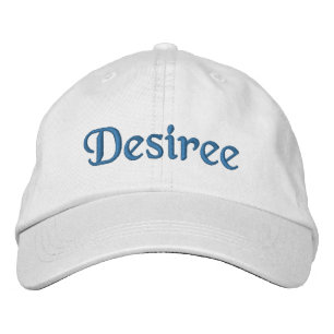 Brodée Desiree Personnalisé Brodé Casquette De Baseball