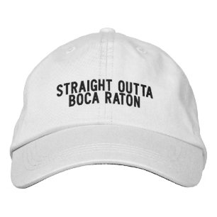 Brodée Direct Outta Boca Raton Casquette Floride