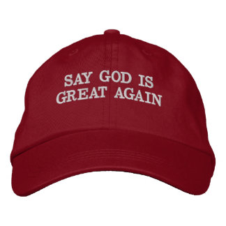 Brodée Dis que Dieu est grand de nouveau Casquette