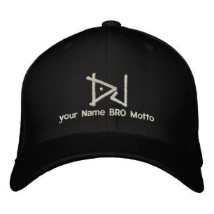 Brodée DJ Casquette personnalisable Votre propre texte Br