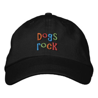 Brodée Dogs Rock Casquette de baseball brodé