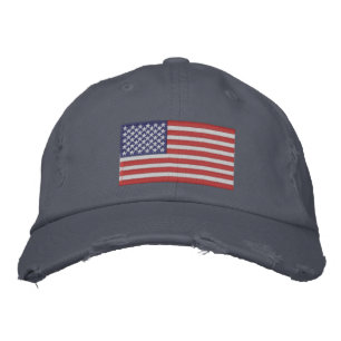 Brodée Drapeau américain casquette brodé