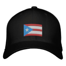 Drapeau Boricua Casquette de baseball brodé
